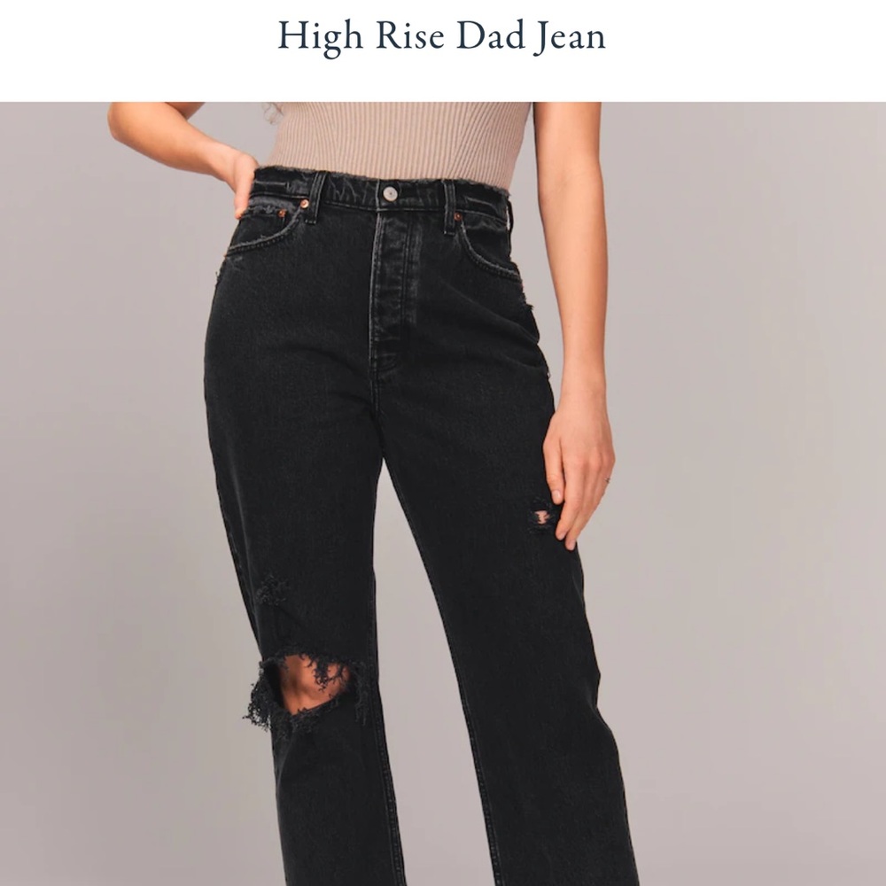 Abecrombie & Fitch The Dad High Rise Jean